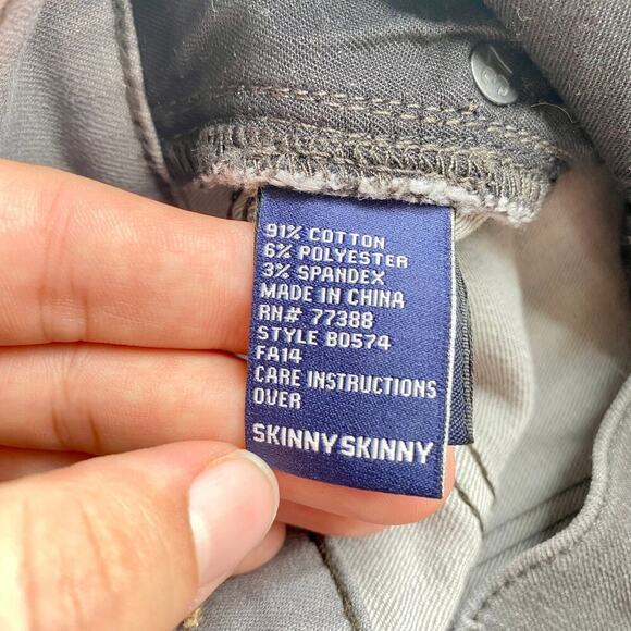 MADEWELL Jeans Skinny Gray Boulder Wash Stretch Ankle Length Mid Rise B0574 28 - Picture 6 of 8